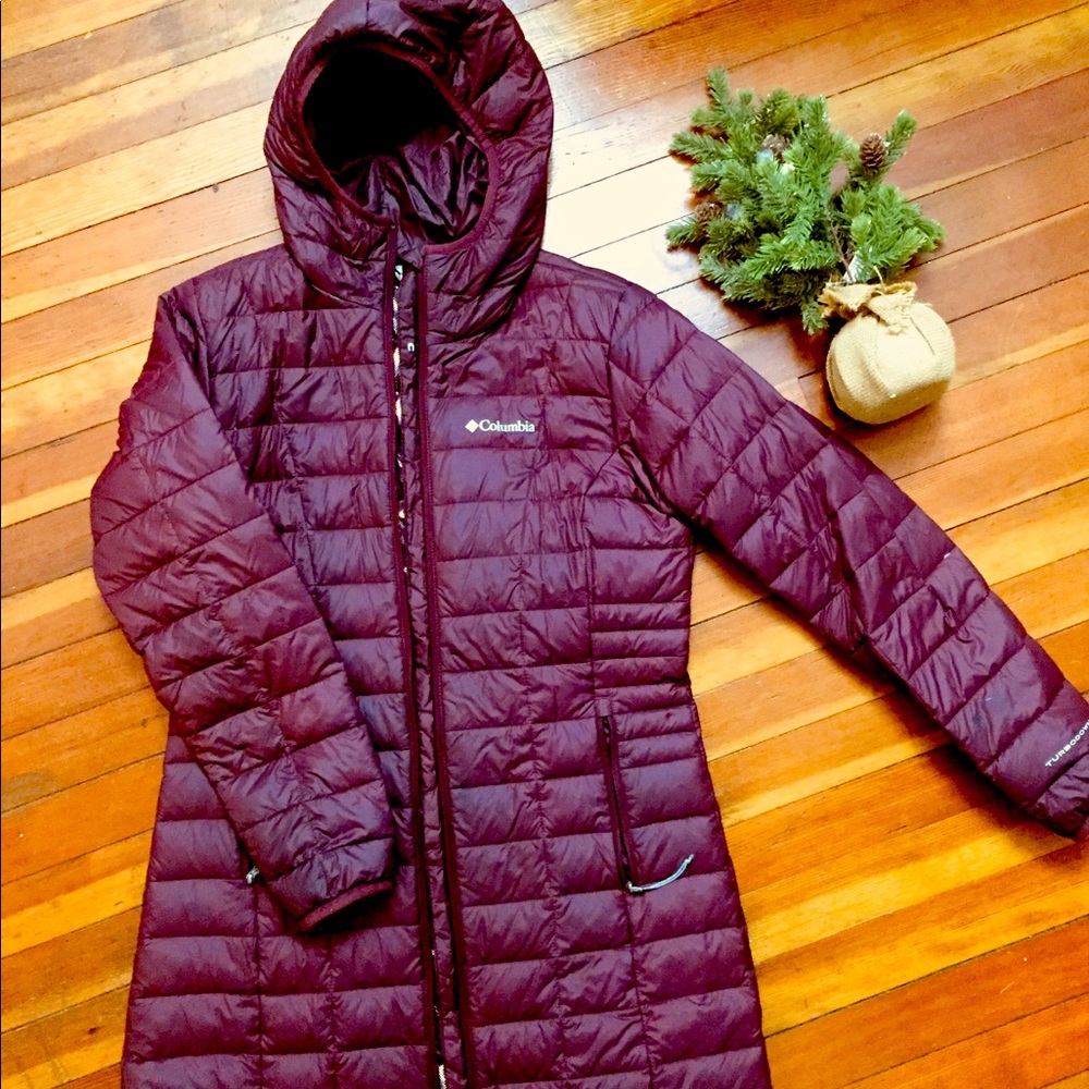 Mid-length Columbia insulated winter coat